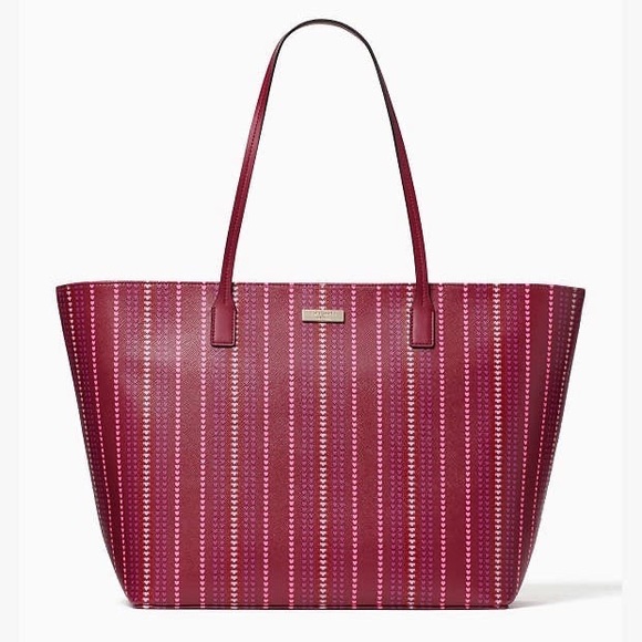 kate spade Handbags - Kate Spade New York Shore Street Heart Stripe Margaretta Tote Like New